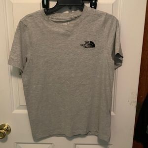 Gray north face Womens tee shirt